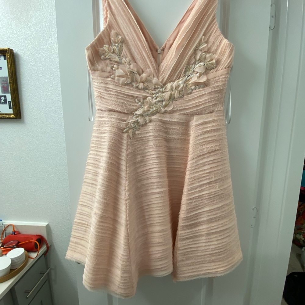 NWT Marchesa Notte Blush Cocktail dress since 16